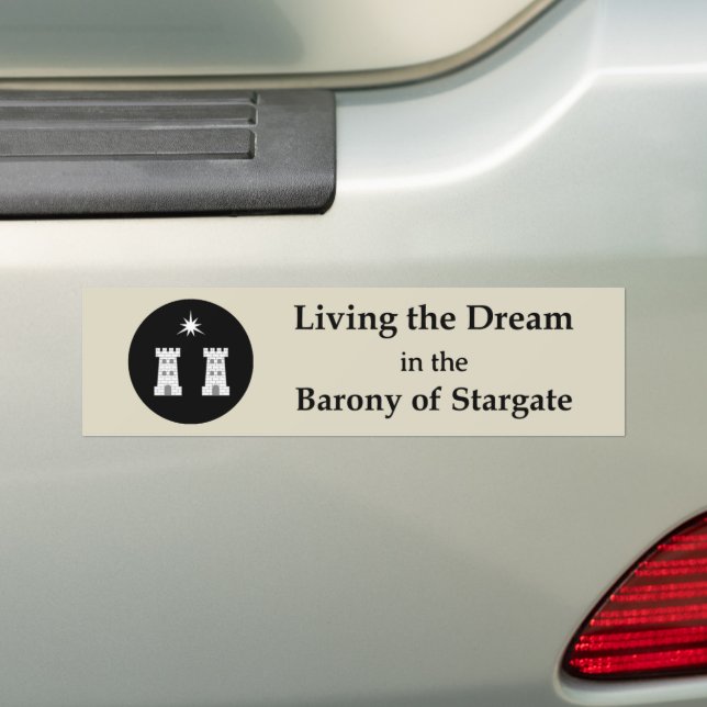 SCA Stargate Bumper Sticker (On Car)