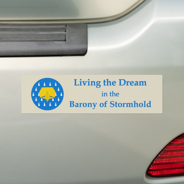 SCA Stormhold Bumper Sticker (On Car)