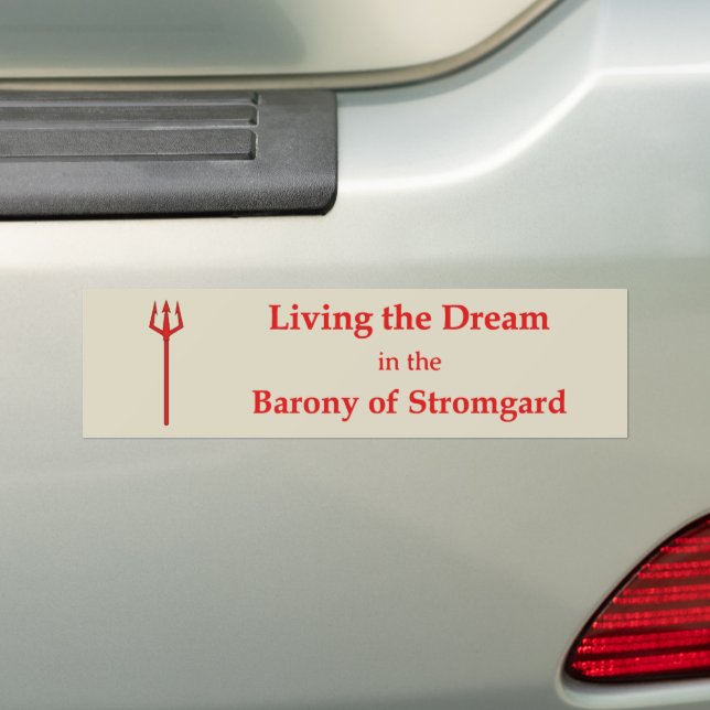 SCA Stromgard Bumper Sticker (On Car)