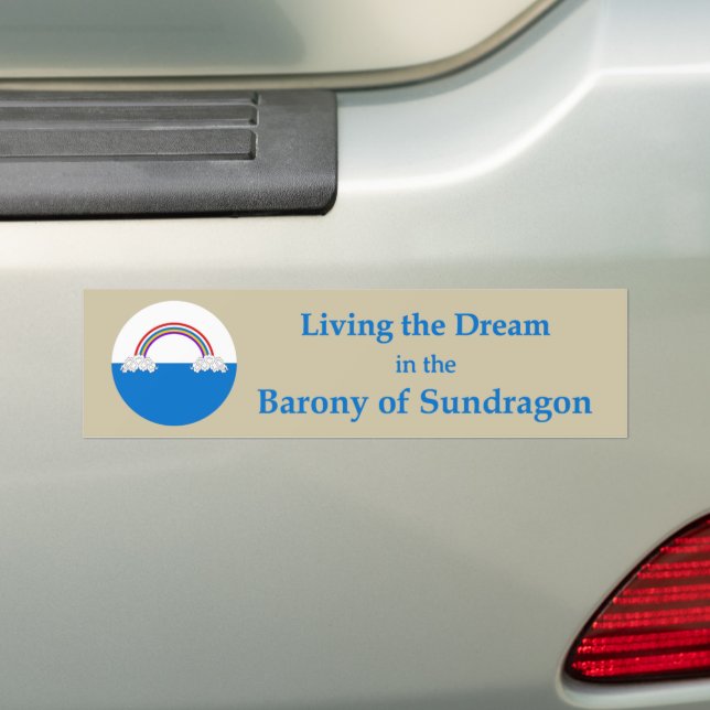 SCA Sundragon Bumper Sticker (On Car)