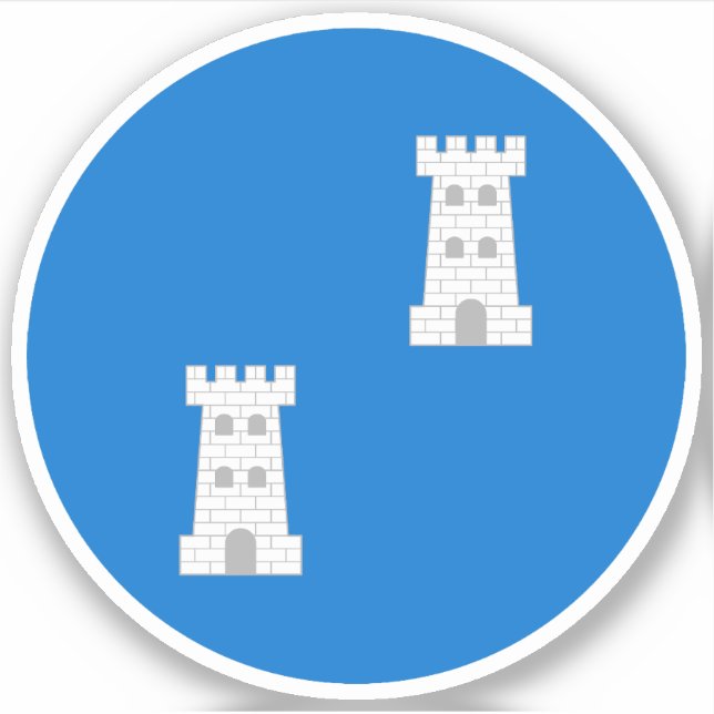 SCA Towers Vinyl Sticker (Front)