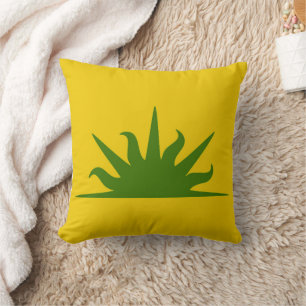 SCA West Kingdom populace badge Throw Pillow