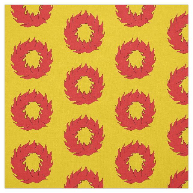 SCA Wiesenfeuer Populace Badge Fabric (Swatch)
