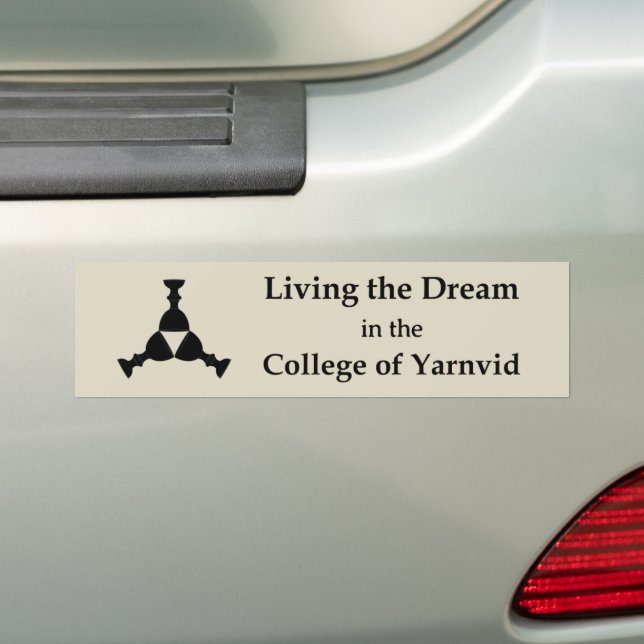 SCA Yarnvid Bumper Sticker (On Car)
