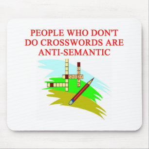 scabble and crossword game player design mouse pad