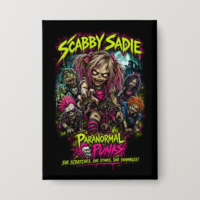 Scabby Sadie – Paranormal Punks (Front)