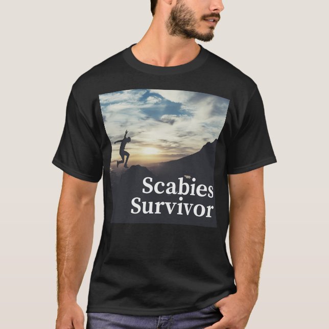 Scabies Survivor T-Shirt (Front)