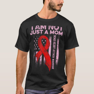 Scad Heart Attack Survivor Therapy Warrior Awarene T-Shirt