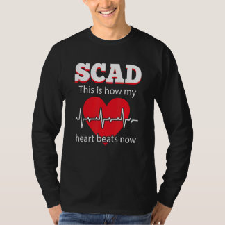 Scad This Is How My Heart Beats Now Heartbeat Reco T-Shirt