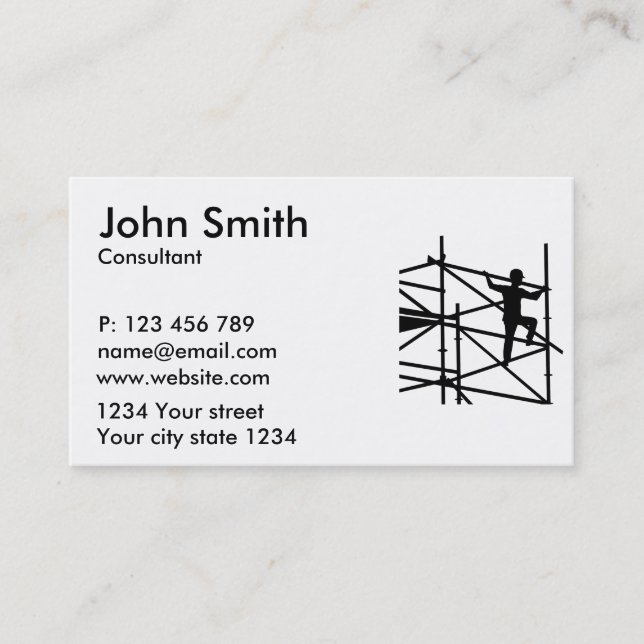 Scaffolder Business Card (Front)