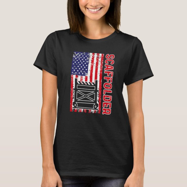 Scaffolder Mentoring Scaffold Builder Scaffolding  T-Shirt (Front)