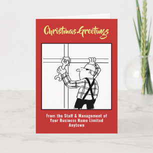 Scaffolder or Scaffolding Christmas Card