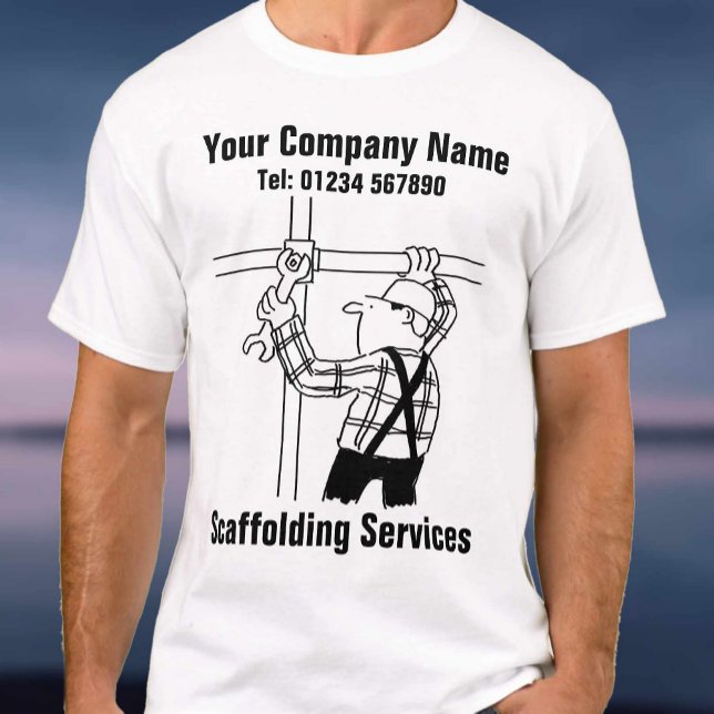 Scaffolder Scaffolding Services Company Workwear T-Shirt (Creator Uploaded)