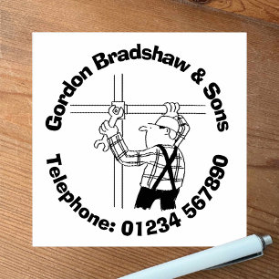 Scaffolders & Scaffolding Business Rubber Stamp