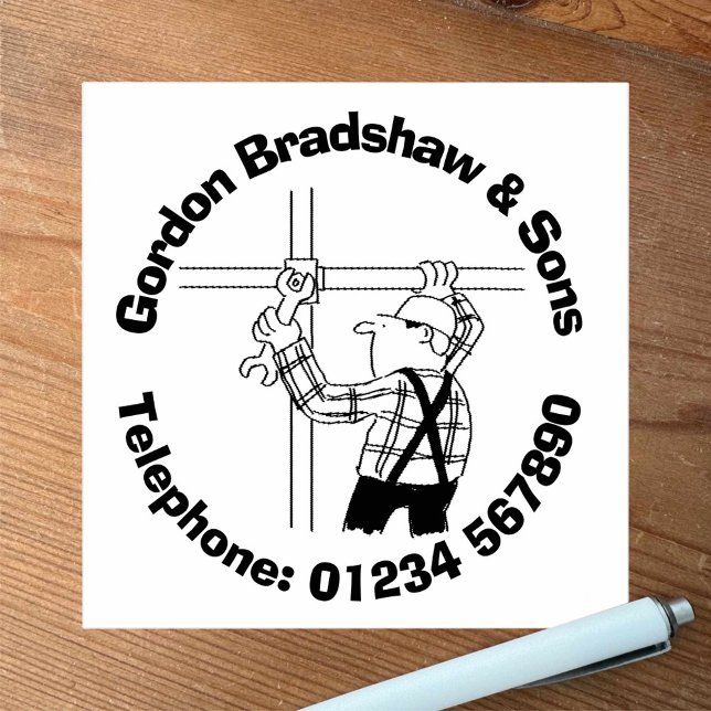 Scaffolders & Scaffolding Business Rubber Stamp (Creator Uploaded)