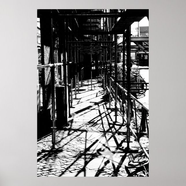 Scaffolding shadows poster (Front)