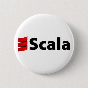 Scala Button, Scala Logo 6 Cm Round Badge