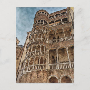 Scala Contarini del Bovolo   Venice Italy Photo Postcard