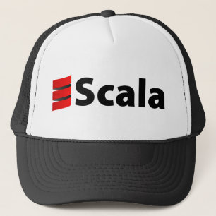 Scala Hat, Black Logo Trucker Hat