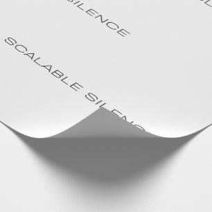 Scalable Silence Corporate Irony Gift Wrap