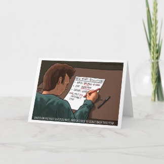 Scale It Back - New Year's Holiday Card