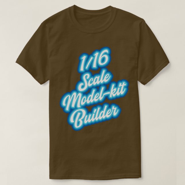 scale model builder T-Shirt (Design Front)