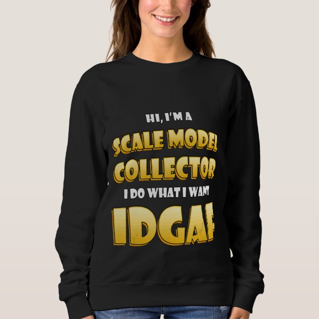 Scale Model Collector Rare Collection Train Car Sc Sweatshirt (Front)