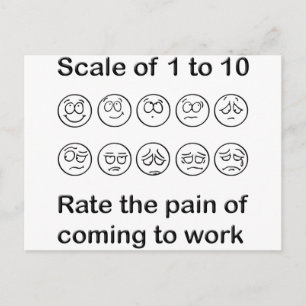 Scale The Pain Postcard