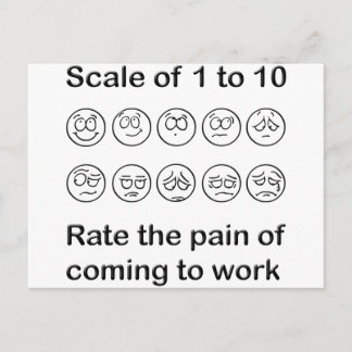Scale The Pain Postcard