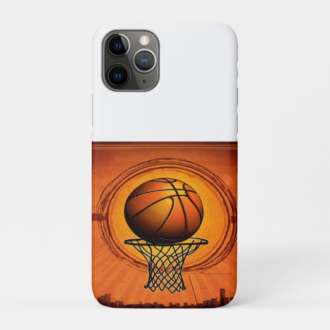 Scaleable Hoops – Basketball Vector Graphics Case-Mate iPhone Case (Back)