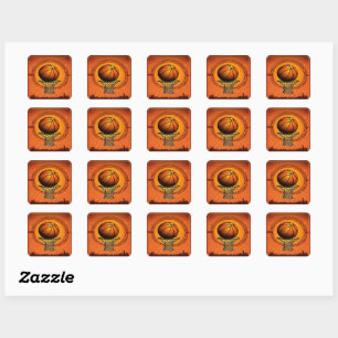 Scaleable Hoops – Basketball Vector Graphics Square Sticker