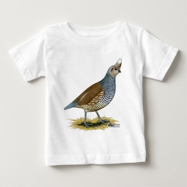Scaled Quail Baby T-Shirt (Front)