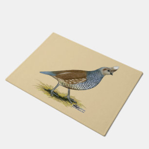 Scaled Quail Doormat