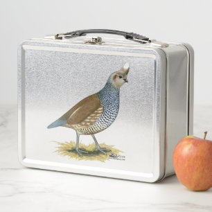 Scaled Quail Metal Lunch Box