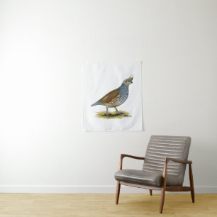 Scaled Quail Tapestry