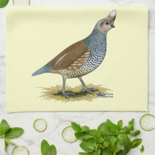 Scaled Quail Tea Towel