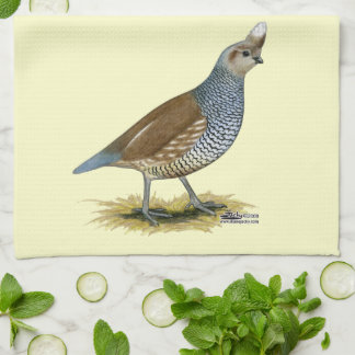 Scaled Quail Tea Towel