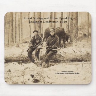Scalers at Deadwater, Maine - 1916 Mouse Pad