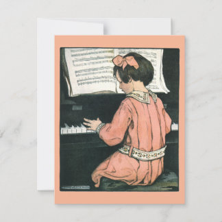 Scales by Jessie Willcox Smith, Piano Music Girl