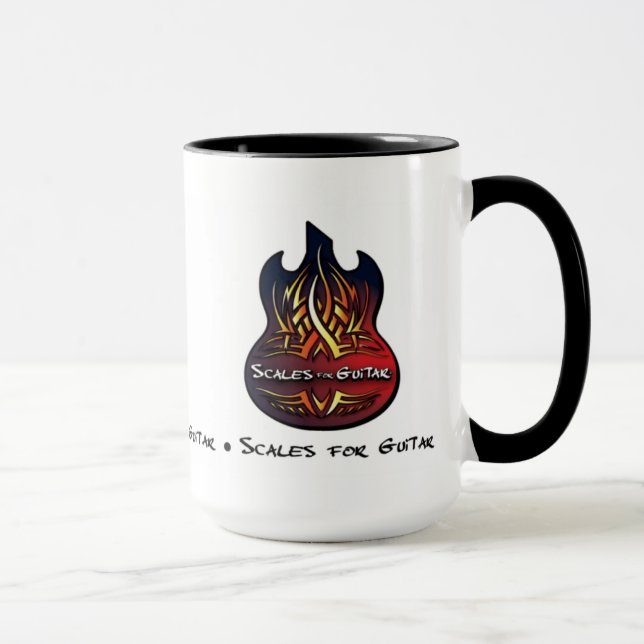 Scales for guitar Coffee Mug (Right)