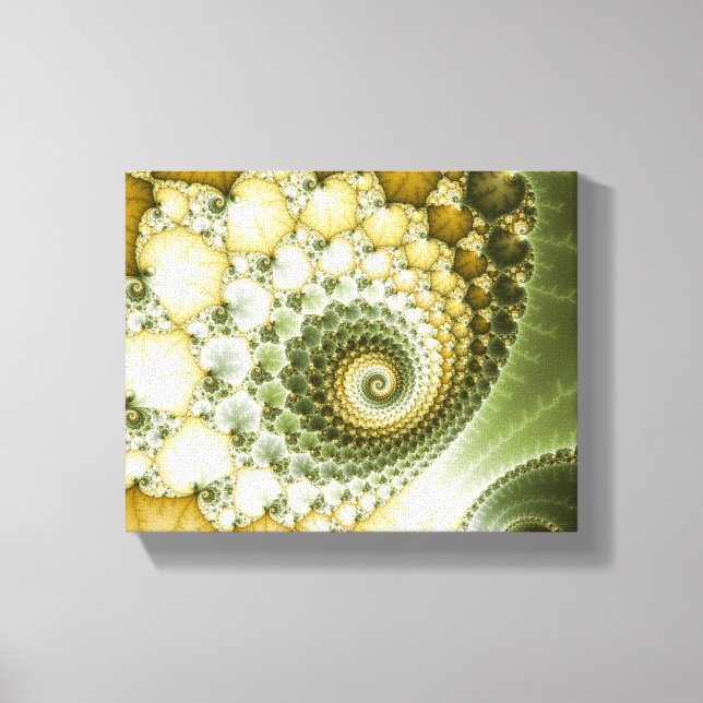 Scales Fractal Art Canvas Print (Front)