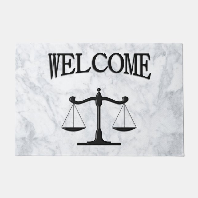 Scales Law Office Welcome Mat (Front)