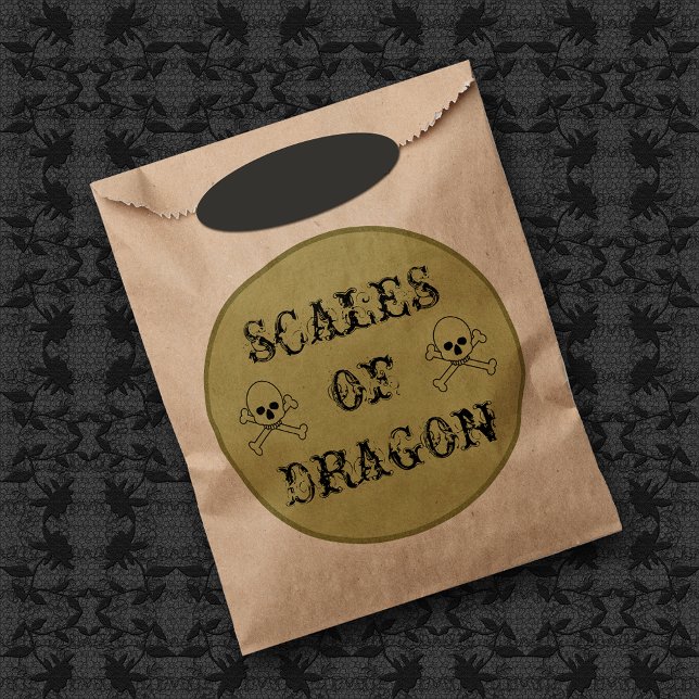 Scales Of Dragon Witch's Potion Label Favour Bags (Creator Uploaded)