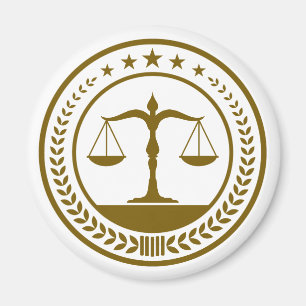 Scales of Justice Classic Magnet