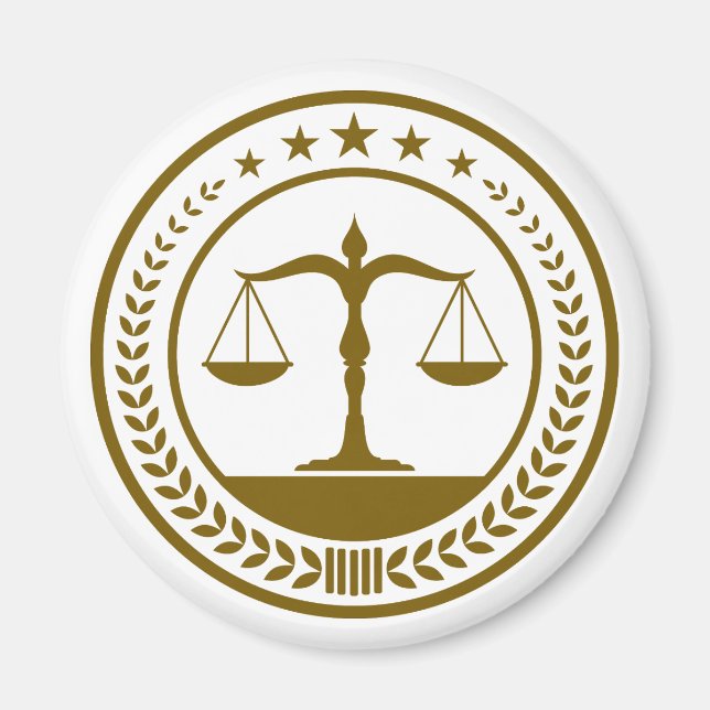 Scales of Justice | Classic Magnet (Front)