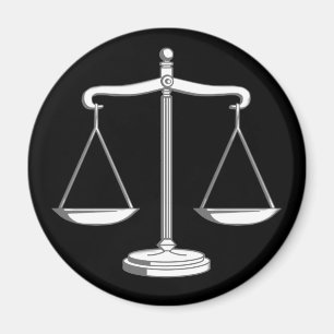 Scales of Justice   Classic Magnet