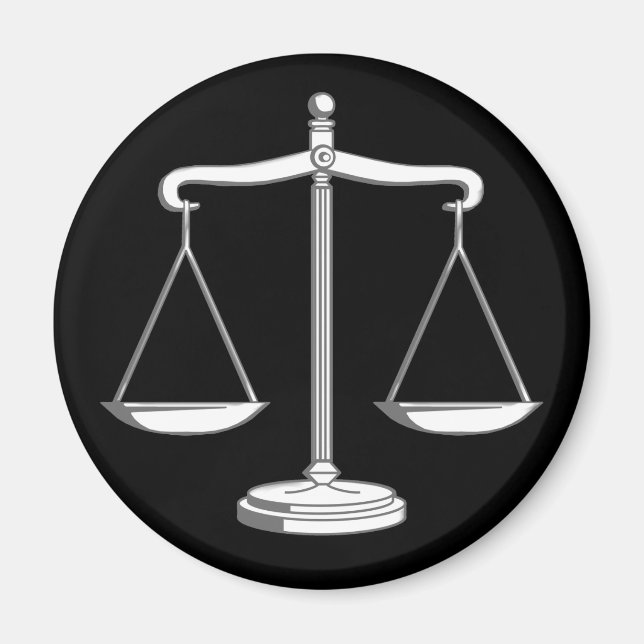 Scales of Justice | Classic Magnet (Front)