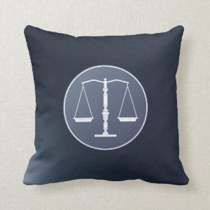 Scales of Justice Cushion