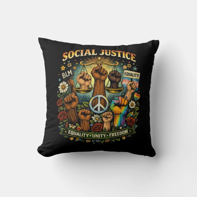 Scales of Justice Cushion (Front)