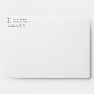 Scales of Justice Envelope